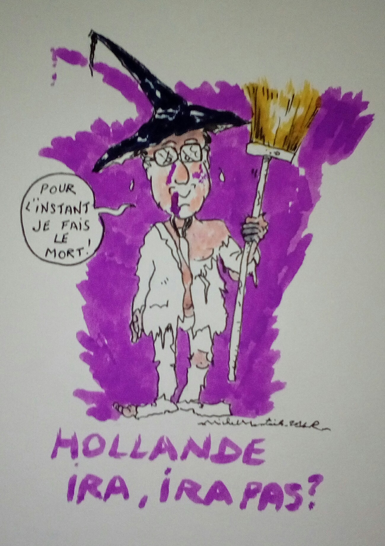 Le mage HOLLANDE: la nuit des mots vivants