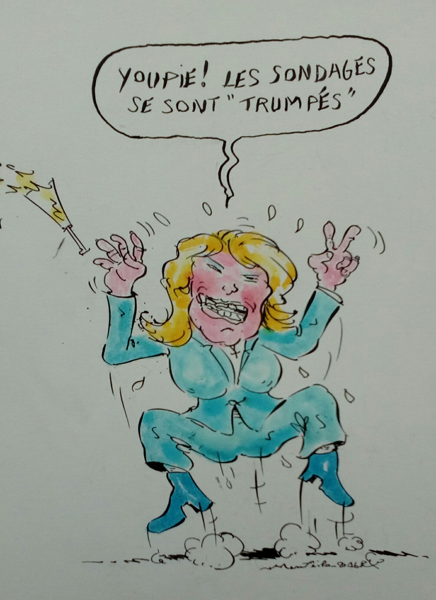 Dés potron minet Marine TRUMP... heu trinque