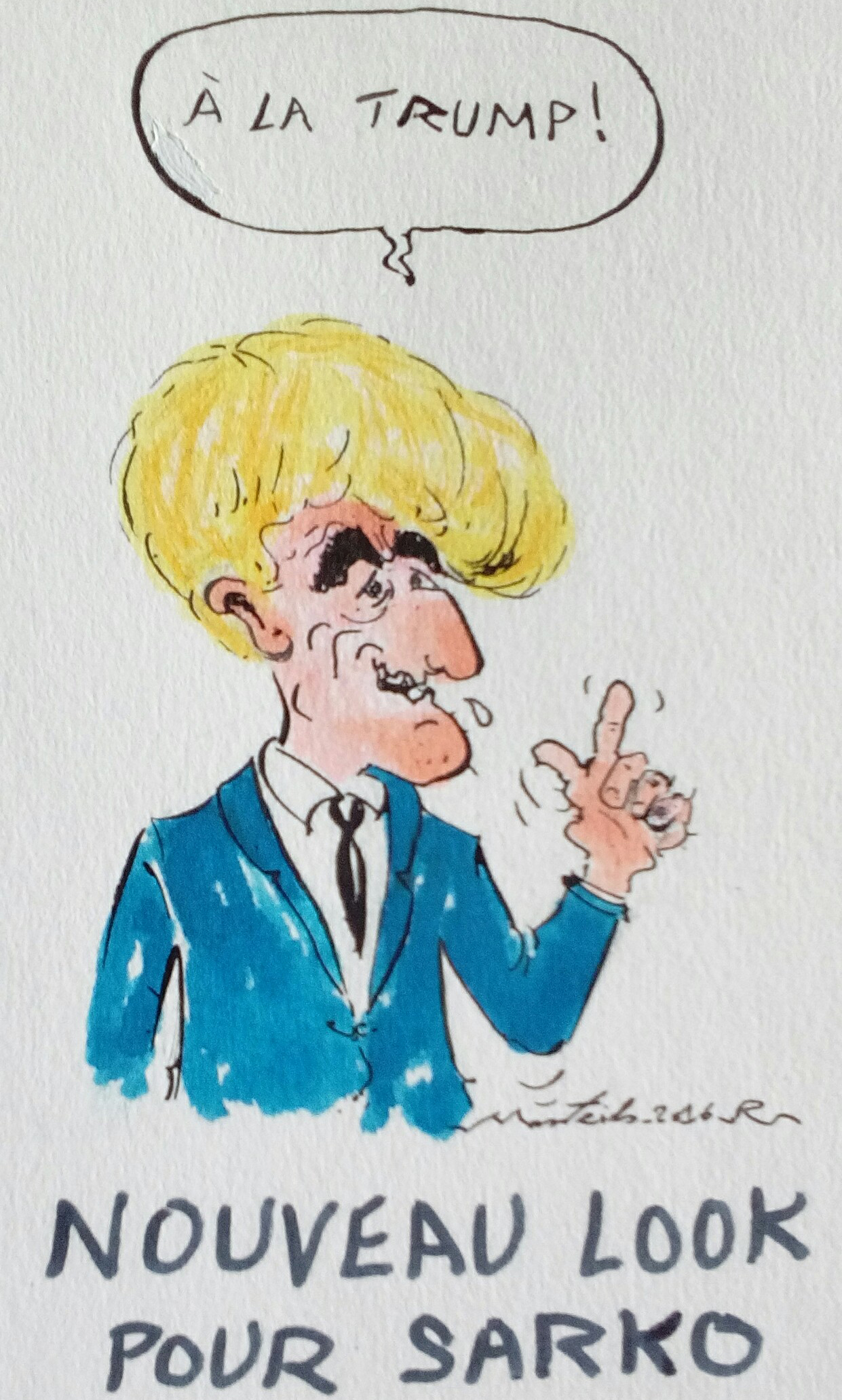 Qui l'èlève qui le maitre de SARKOZY et TRUMP